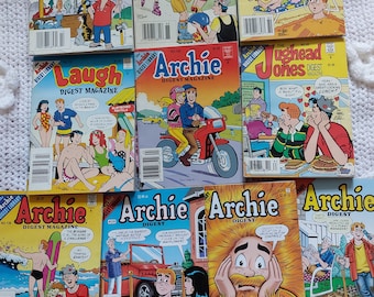 Archie Digest bande dessinée ancienne bande dessinée drôle adolescent comique cadeau nostalgique pour le 60e anniversaire cadeau de fête des pères guérissez bientôt cadeau dessin comique