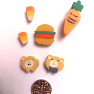 Adorable Collection of Vintage Retro Novelty Erasers Rubbers 80&#39;s - 90&#39;s do cute