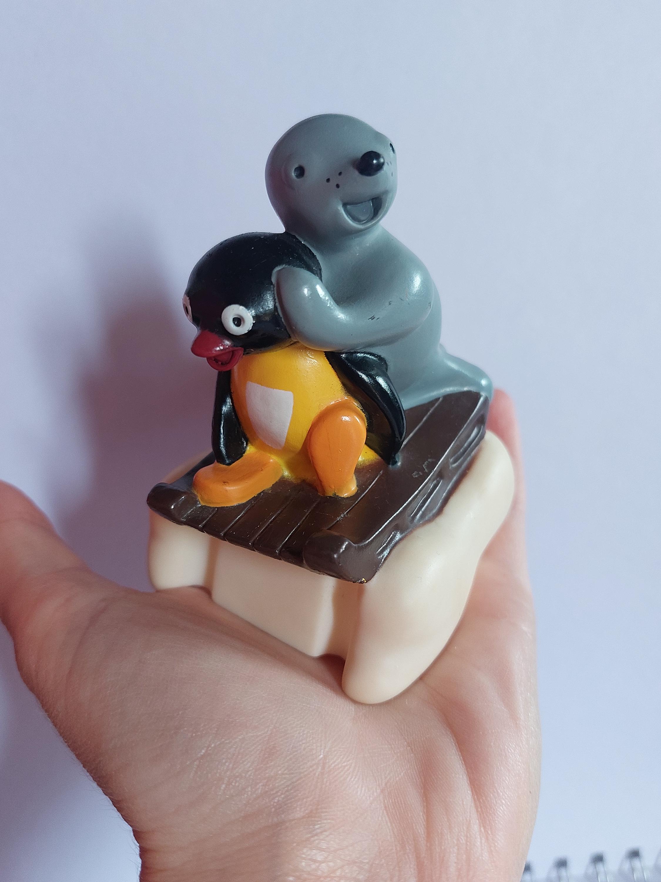 希少 vintage ロビ ソフビ　ピングーフレンド アザラシ ヴィンテージ ピングー＆ロビー・ザ・アザラシ フィギュア、ピングー