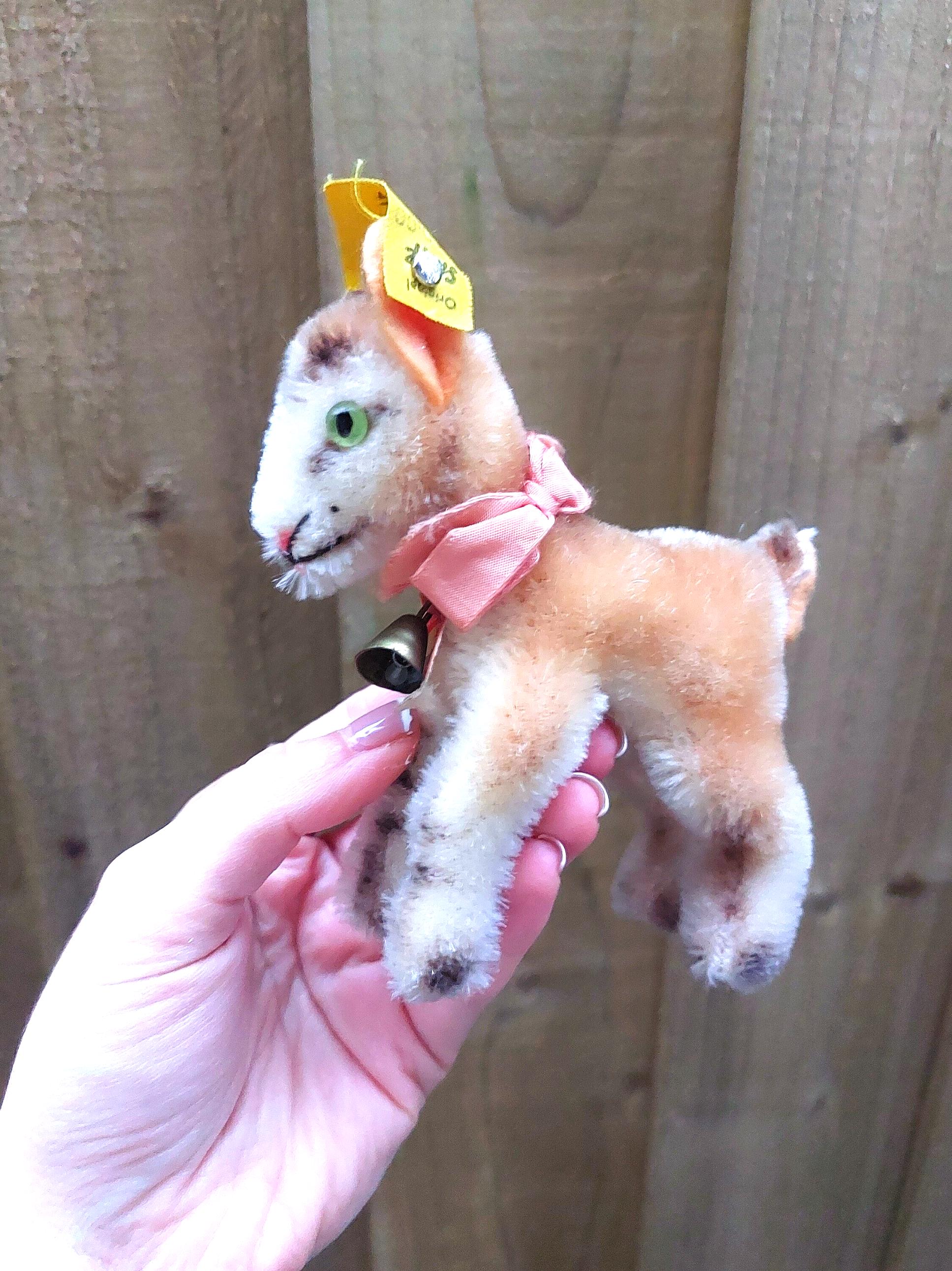 ヴィンテージ　シュタイフ山羊 ジッキー Steiff Zicky 　ヤギ シュタイフ アンティーク ヤギ Steiff ”Mountain Sheep Snucki”