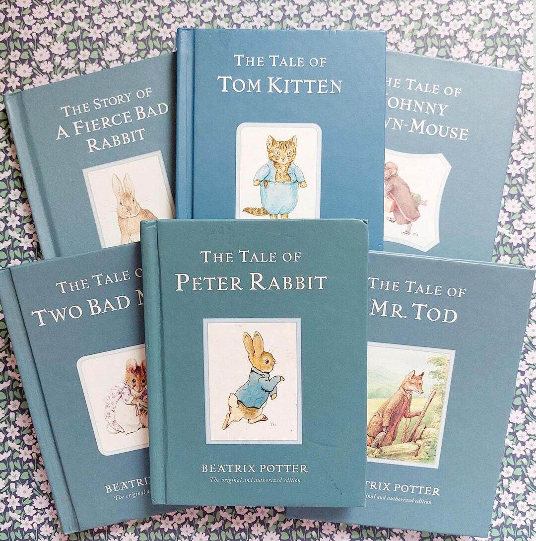 8 Beatrix Potter F Warne & Co Green Books - 1980s Beatrix Potter ...