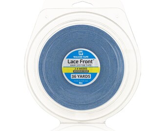 New Walker Lace Front Support Blue Liner Tape 1" roll 36 Yard Wig toupee