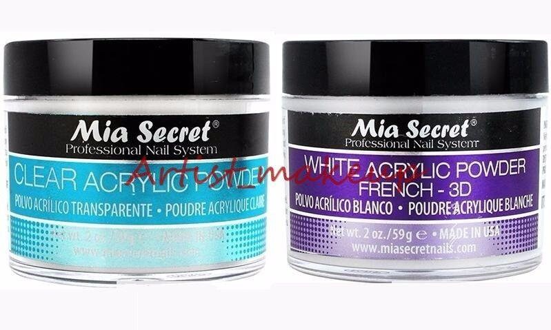 Mia Secret Clear Acrylic Powder 4 oz