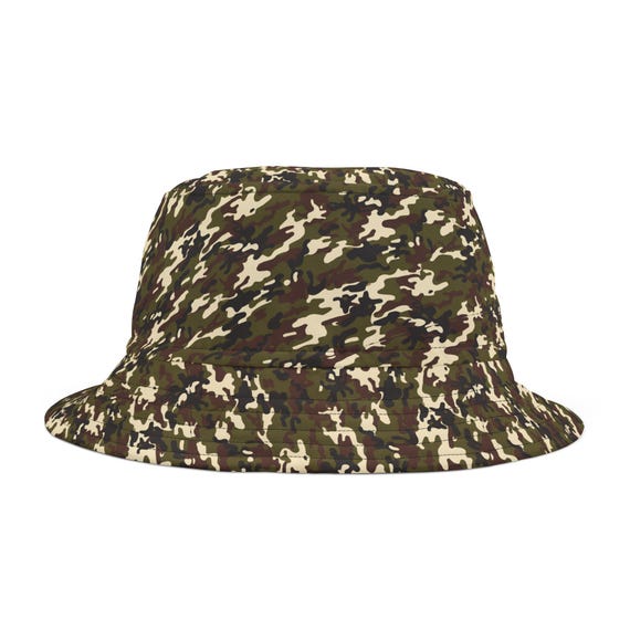 Cappello da pescatore mimetico tattico Wildwood, cappello da sole