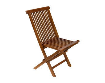 Nordic Style Oiled Outdoor Patio Teak Folding Chair