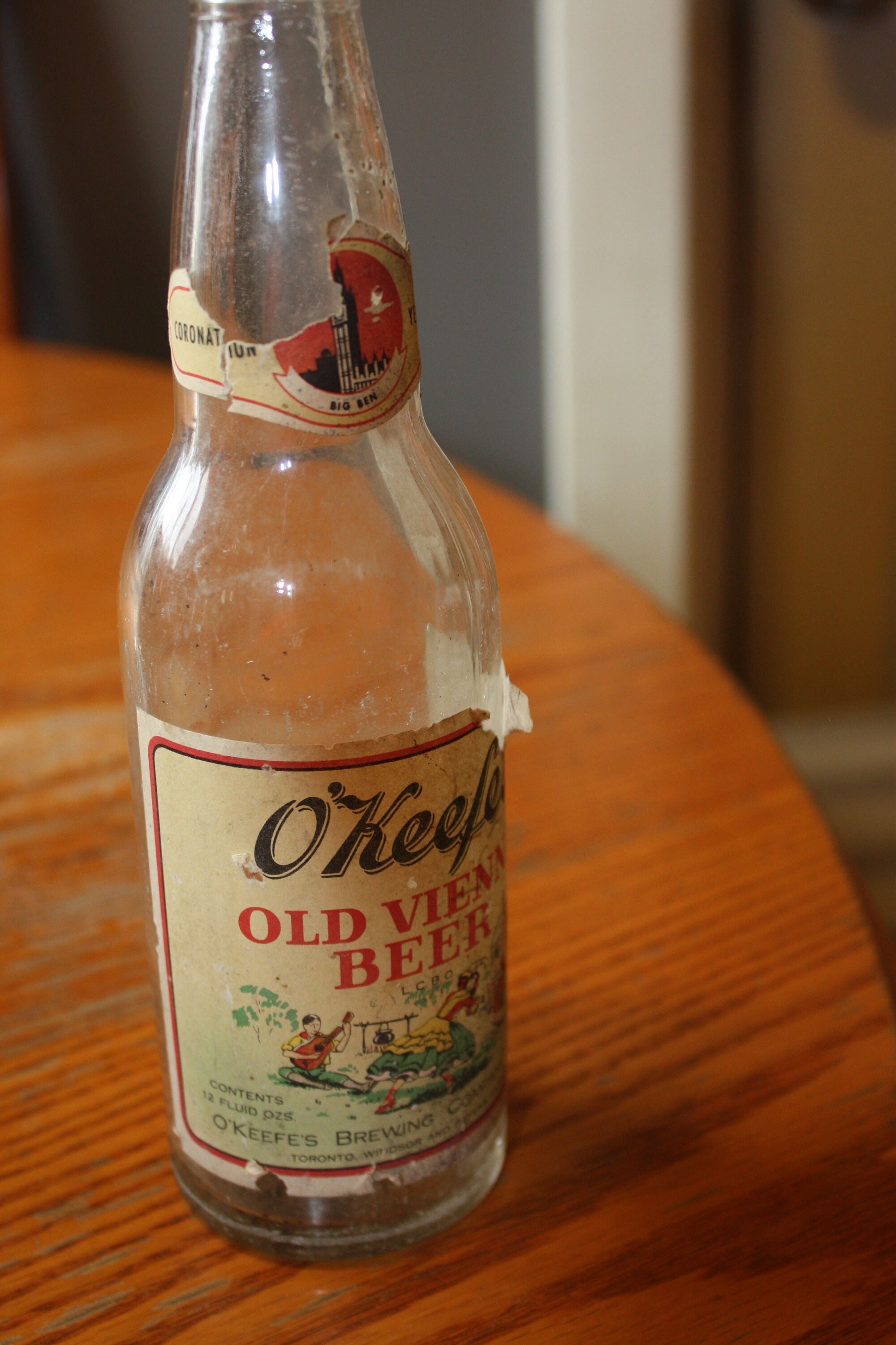 Okeefe's Old Vienna Beer Vintage Glass Bottle Etsy