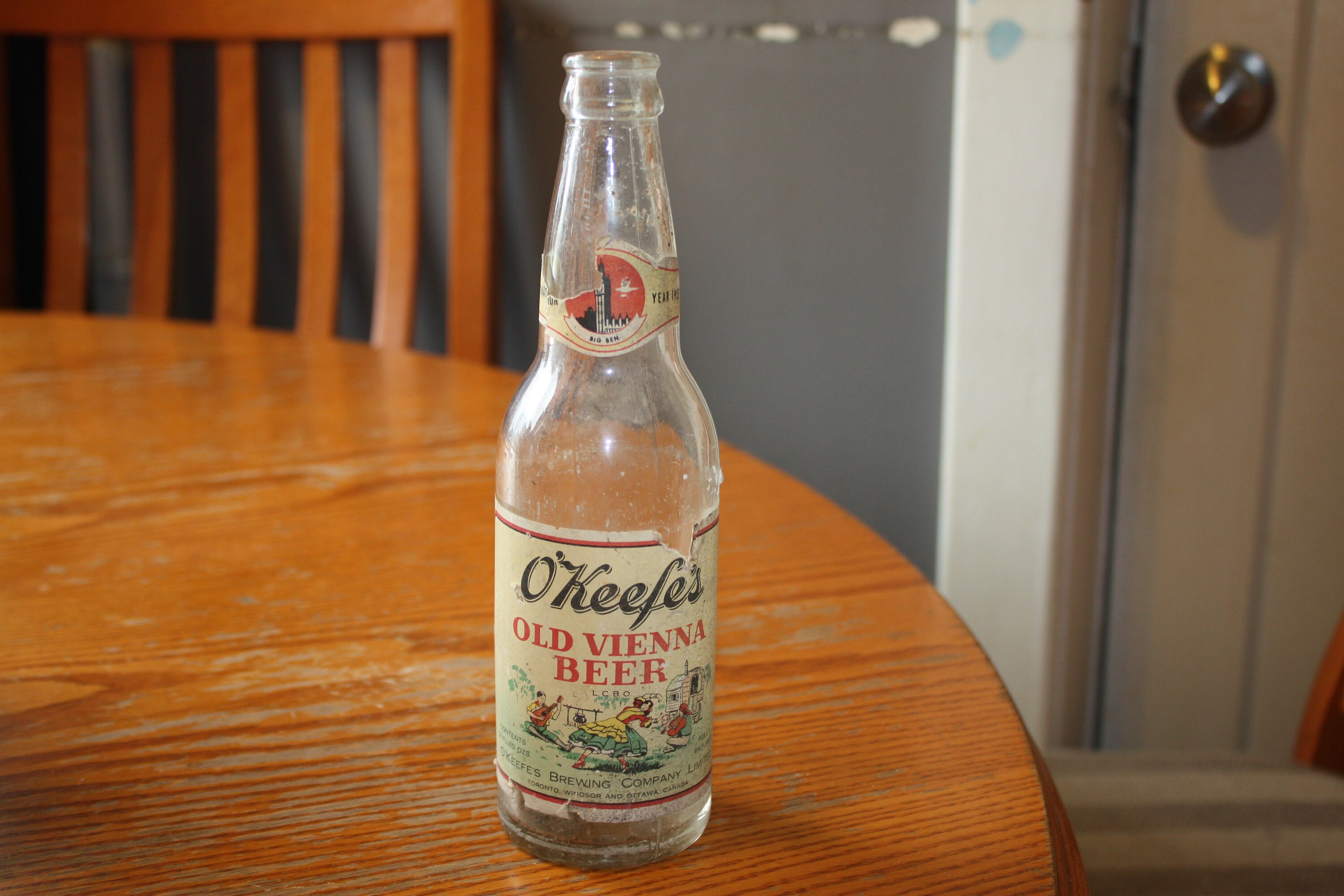 Okeefe's Old Vienna Beer Vintage Glass Bottle Etsy