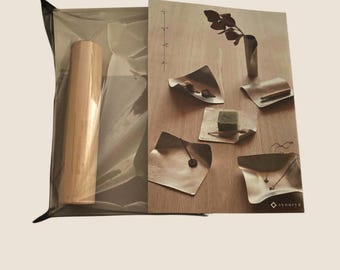 SUZUGAMI BLECHPLATTE・Formen Sie Ihre eigenen (2 Teller mit Nudelholz)