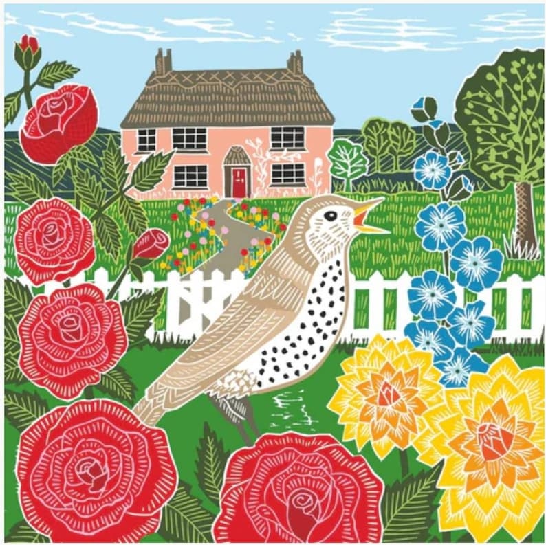 WhiteFoxFinds Farm Bird Decoupage Napkins