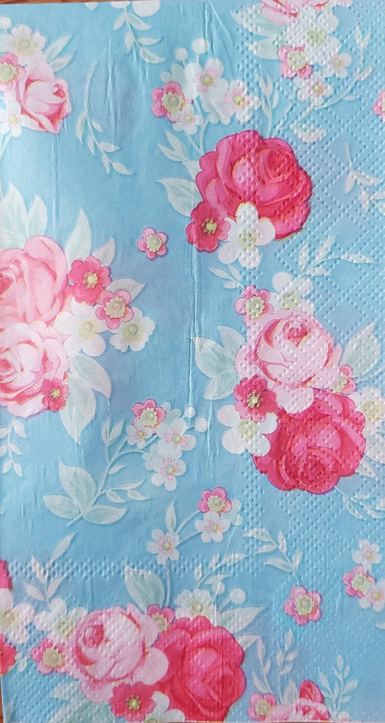 Decoupage Napkins Rose Paper Napkins Set of 3 Etsy