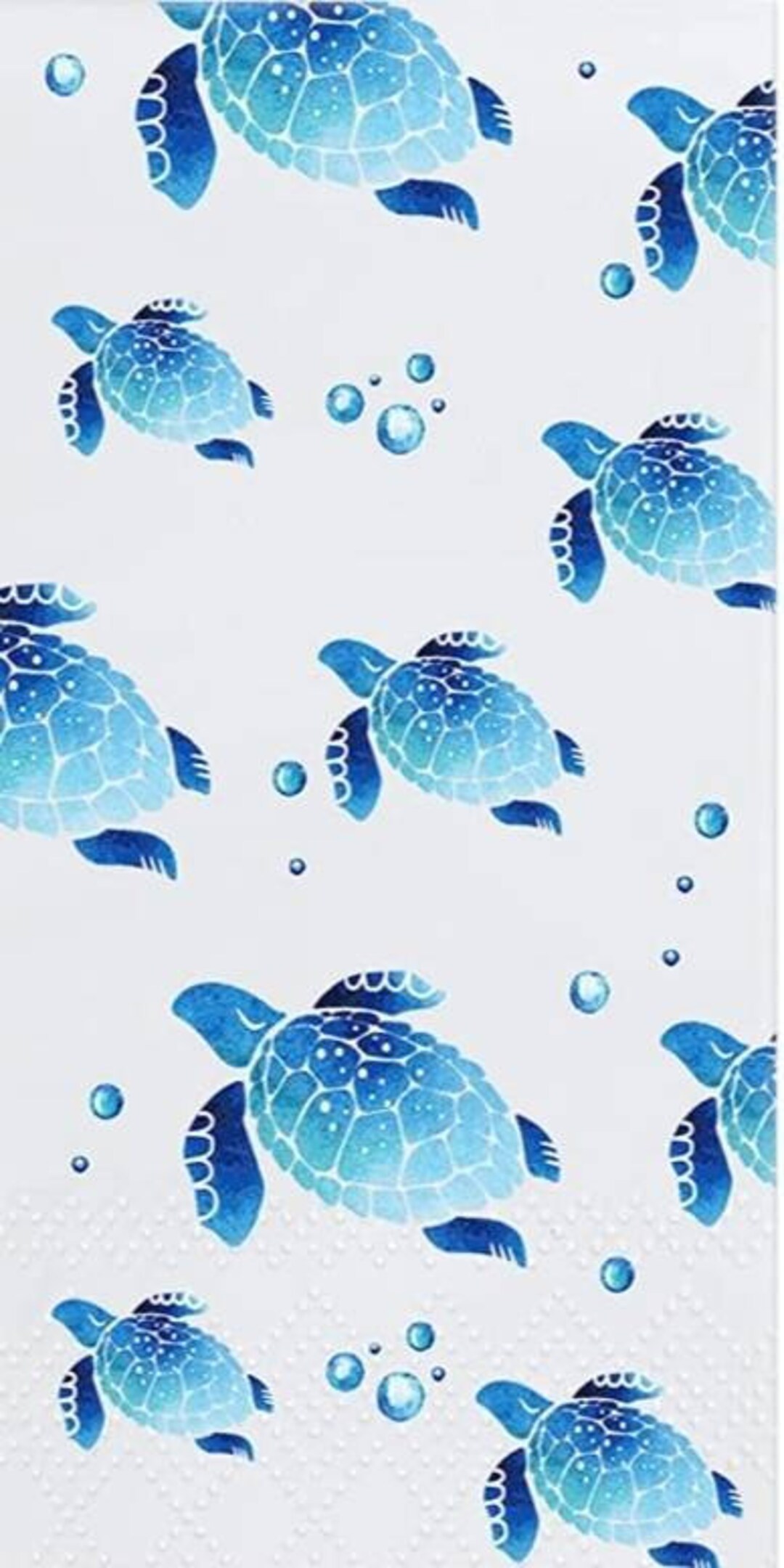 Decoupage Napkins Sea Turtle Paper Napkins Set of 2 Guest Size Etsy