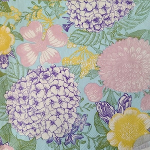 Decoupage Napkins- Hydrangea Paper Napkins- Set of 3-- Luncheon Size