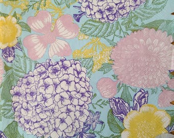 Decoupage Napkins- Hydrangea Paper Napkins- Set of 3-- Luncheon Size