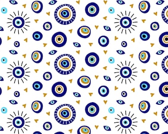 Rice Paper for Decoupage / Evil Eye Protection / 1 Rice Paper / A4 / A5 / Customizable