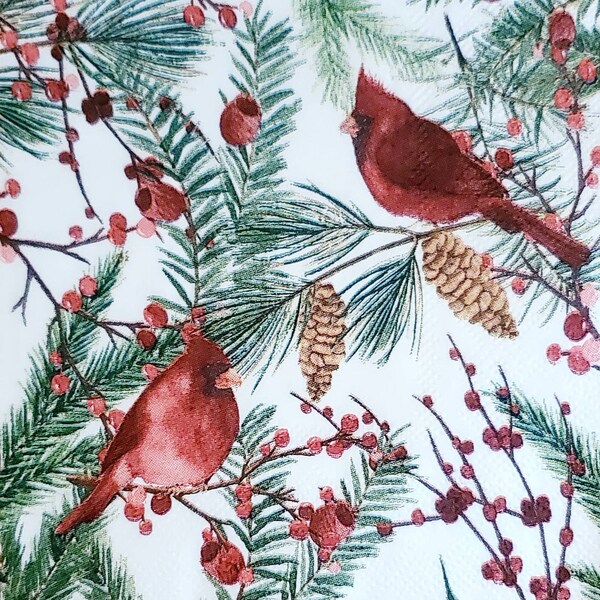 Cardinal Napkins Etsy