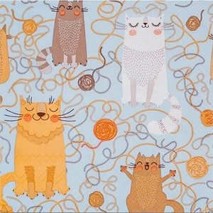 Decoupage Napkins- Cat Fun Paper Napkins- Set of 3- Cocktail Size
