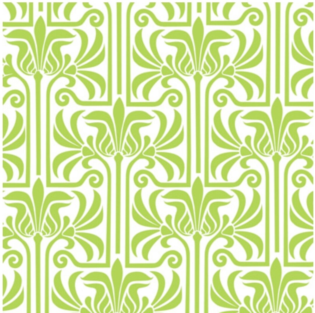 Green & Orange - Decoupage Napkin