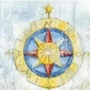 Decoupage Napkins- Lighthouse Beach Seagull Ship Paper Napkins- Set of 3 - Luncheon Size