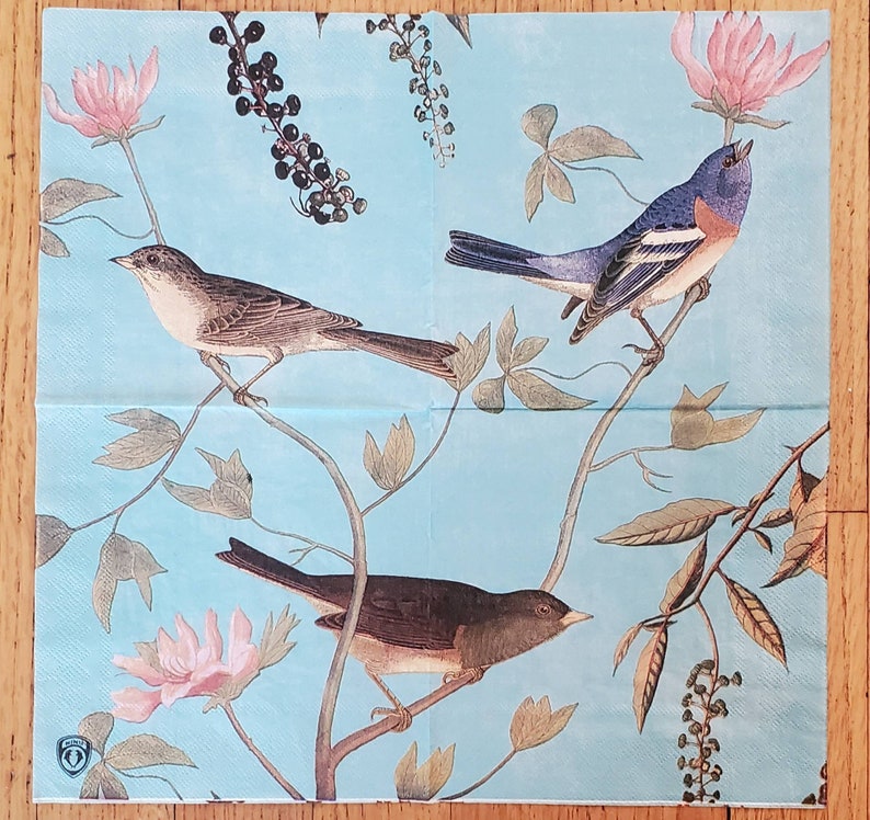 WhiteFoxFinds Bird Paper Napkins - Thumbnail 5