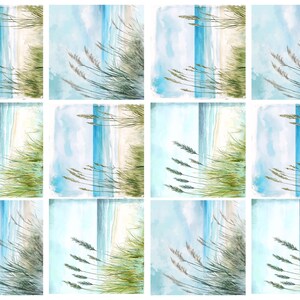 Rice Paper for Decoupage / Seaside Beach Coastal Dune Ocean / 1 Rice ...