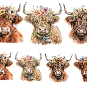 Rice Paper for Decoupage / Highland Cow / 1 Rice Paper / A4 / Customizable