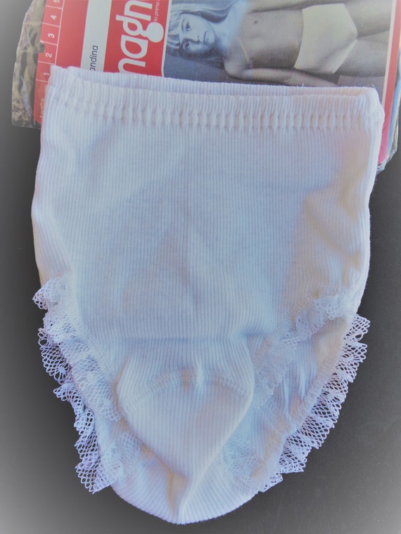 Old Underwear, Cotton And Lace Panty Stock Photo, Picture and