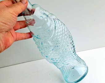 Empty Vintage Wine Bottle, Tincture Bottle Italy Authentic Italian Wine,  Vintage Fish Shaped Glass Bottle, Bar, Restaurant Farmhouse Decor - Etsy