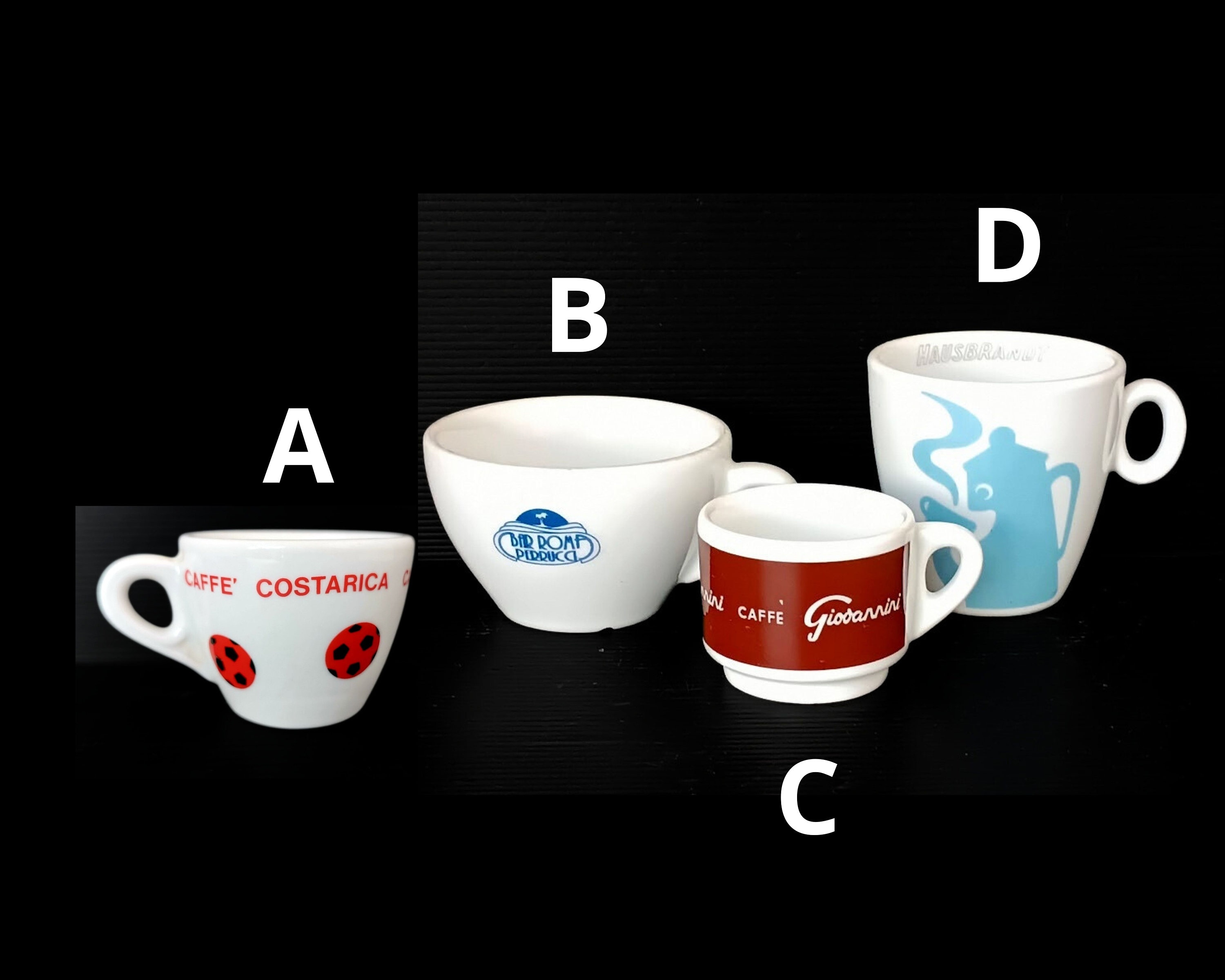 Tasse Supporter Juventino avec double soucoupe en céramique Vietri - Vietri céramique - l'excellence made in Italy