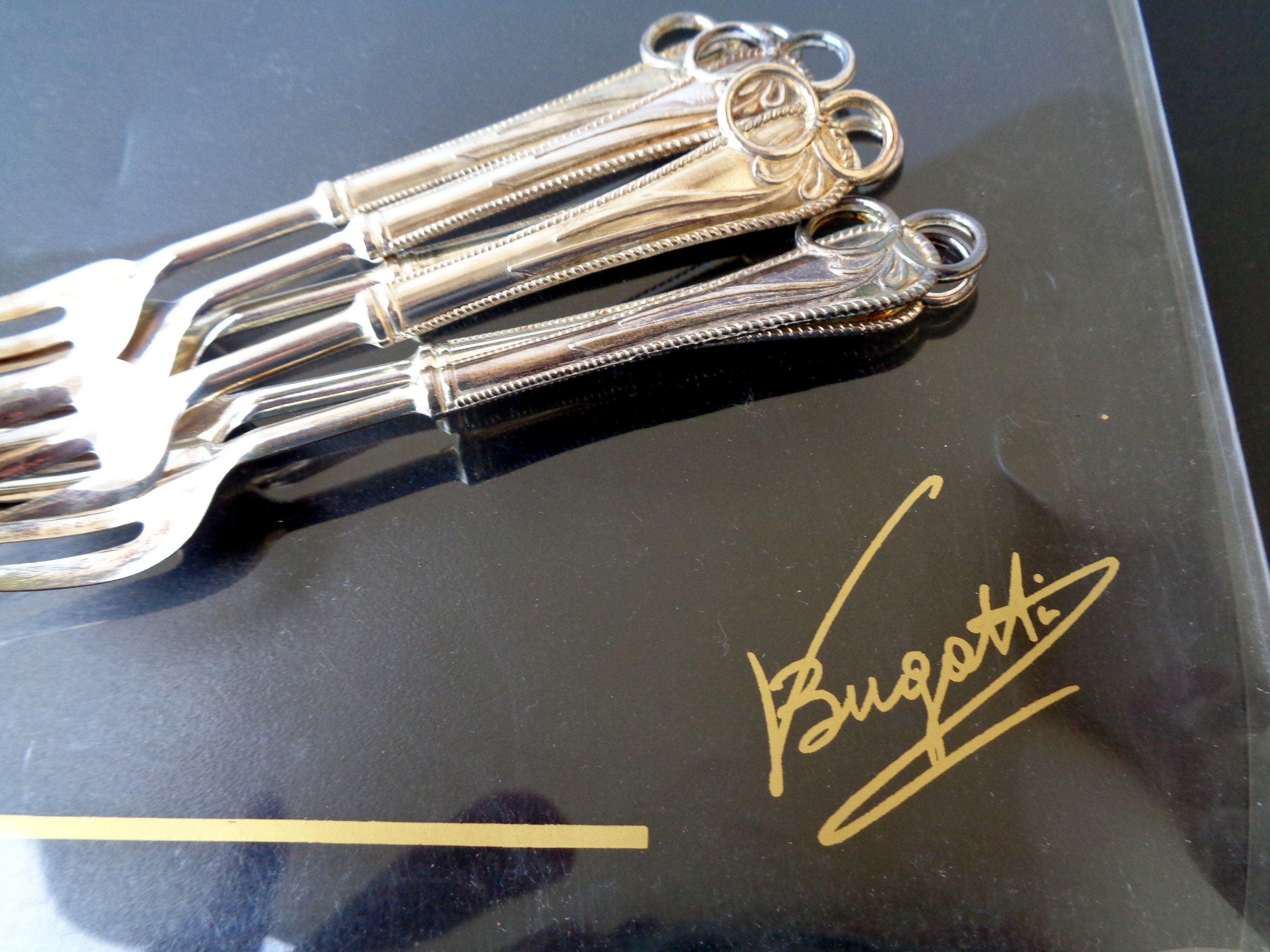 Italy Vintage Flatware Bugatti Branded Silver Plated Set 12 Etsy UK