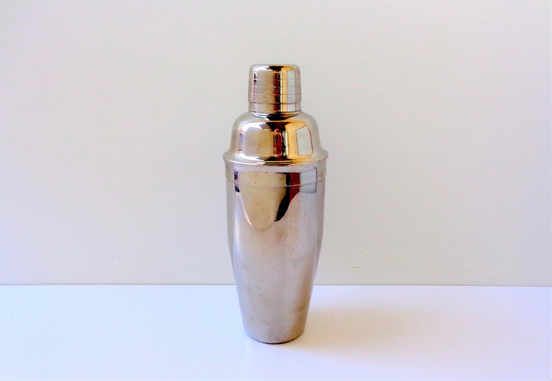 Vintage Italian Inox Bar Measuring Glass Vintage Bar Tools Cocktail