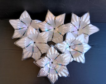 Vintage italienische Murano mundgeblasene Glas Blume D16cm Kronleuchter Lampe Ersatzteile Cup Murano klar / Milchglas Blume Venedig