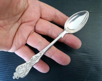 Anique Italian Silver historicism - stunning teaspoon, 800 silver