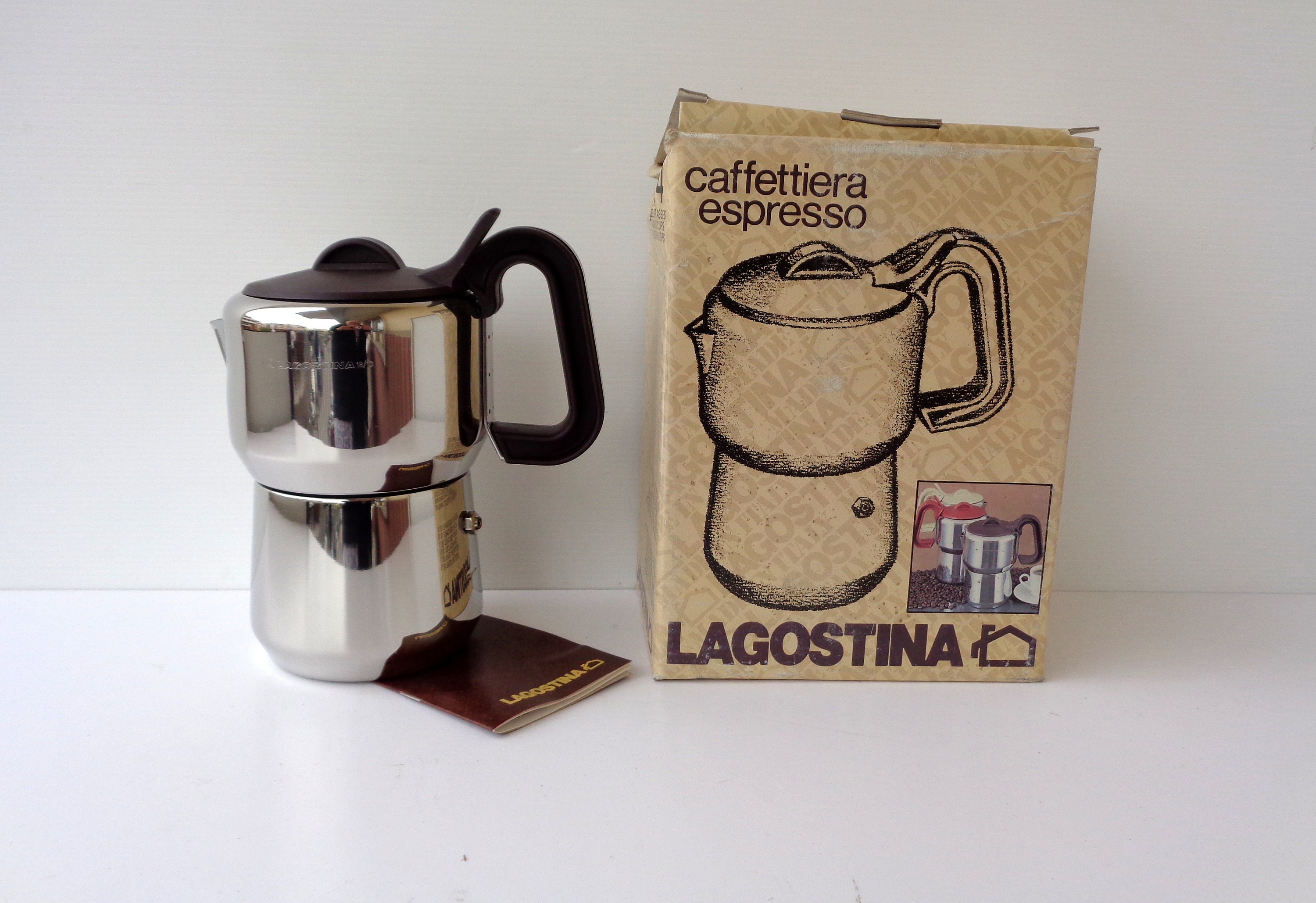 Cafetière espresso Lagostina en inox pour surface de cuisson