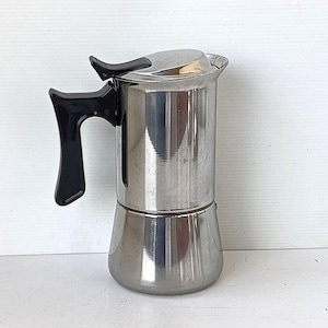 Large classic Italian NANNI P&B coffee maker 6 cups, Vintage Inox Collectible Stovetop Moka Pot Espresso Maker, Gift for Coffee Lovers