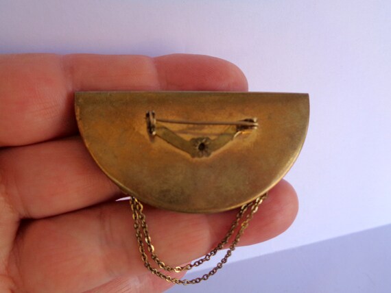 lot 6 Vintage Resin brooch, vintage Italy handmad… - image 3