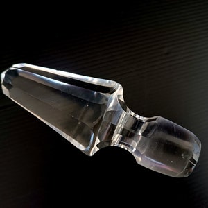 Tapón de botella de cristal decorativo italiano vintage Tapón de botella de vidrio Tapones de decantador vintage Tapón de botella de jarra Tapón de vidrio