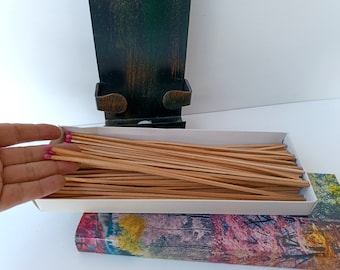 Streichhölzer mit Eisenständer, Feuerstellezubehör die Streichhölzer sind auch ideal für offenes Feuer und zum Grillen
