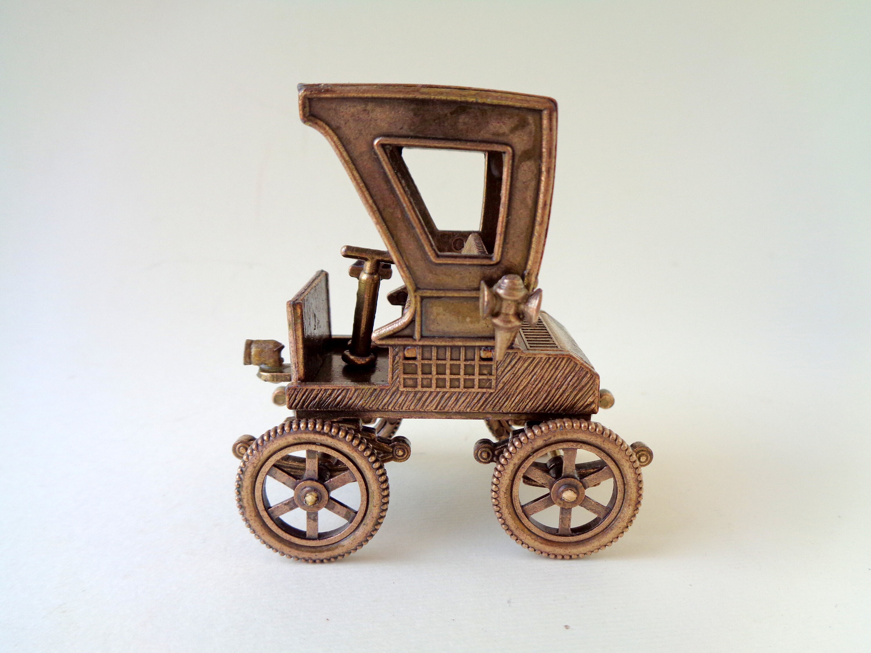 Collectible Brass Car Miniature Vintage Italy Brass Old | Etsy