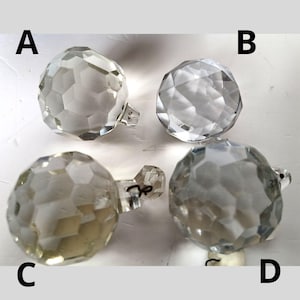 For choise Vintage Italian faceted crystal drop 4cm balls for chandelier crystal balls Bohemia replacement supplies for lamps chandeliers