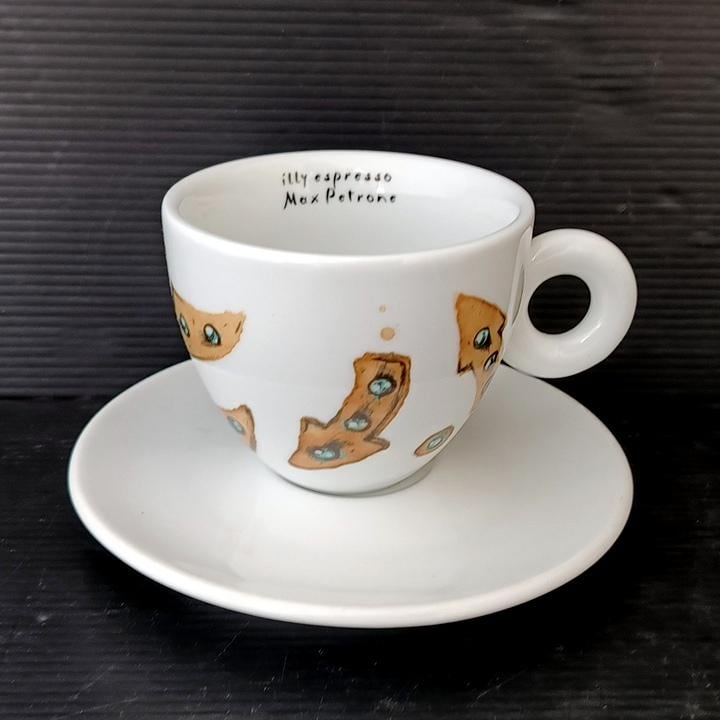 Illy Art Collection Cappuccino Cup & Saucer – Michael Lin and Max