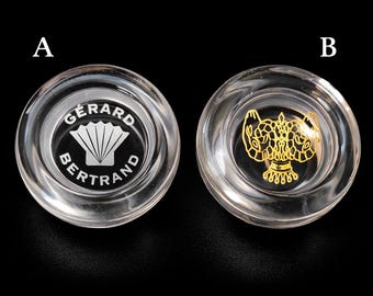 フランス製ソリッドガラス製ボトルストッパー • ジェラール・ベルトラン＆クラウン社製バリエーション • ヴィンテージミニサイズ