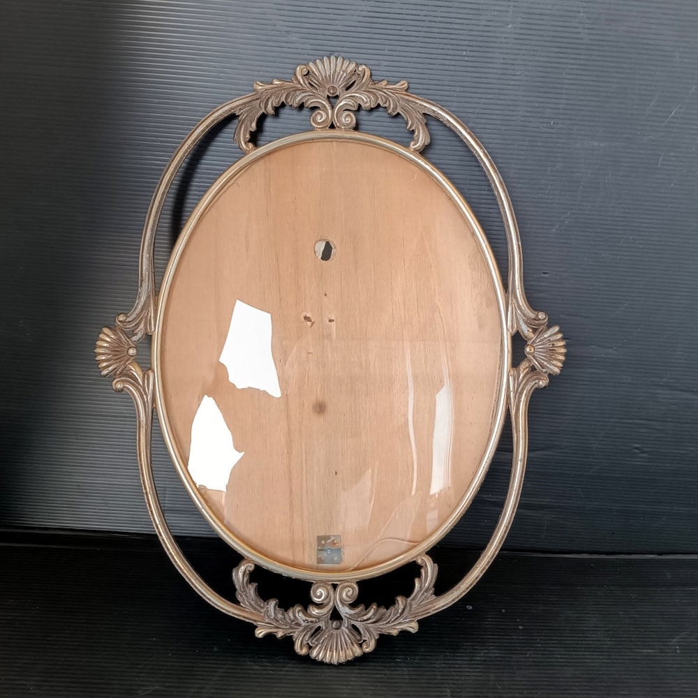 Antique Italian brass frame
