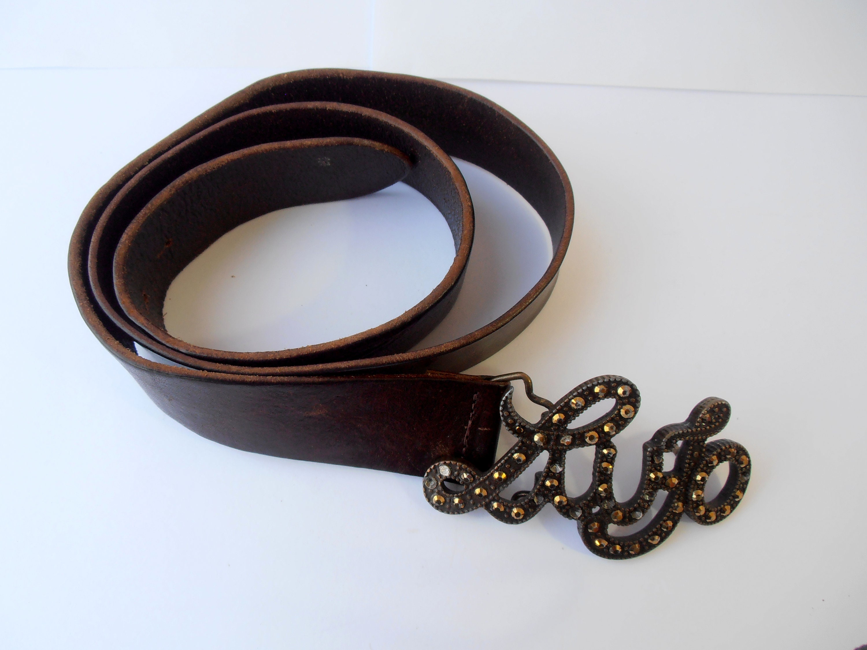 ベルト LIU JO Woman Belt Bronze AF3391E0086 81148 Leather belt colour bran | Liu Jo