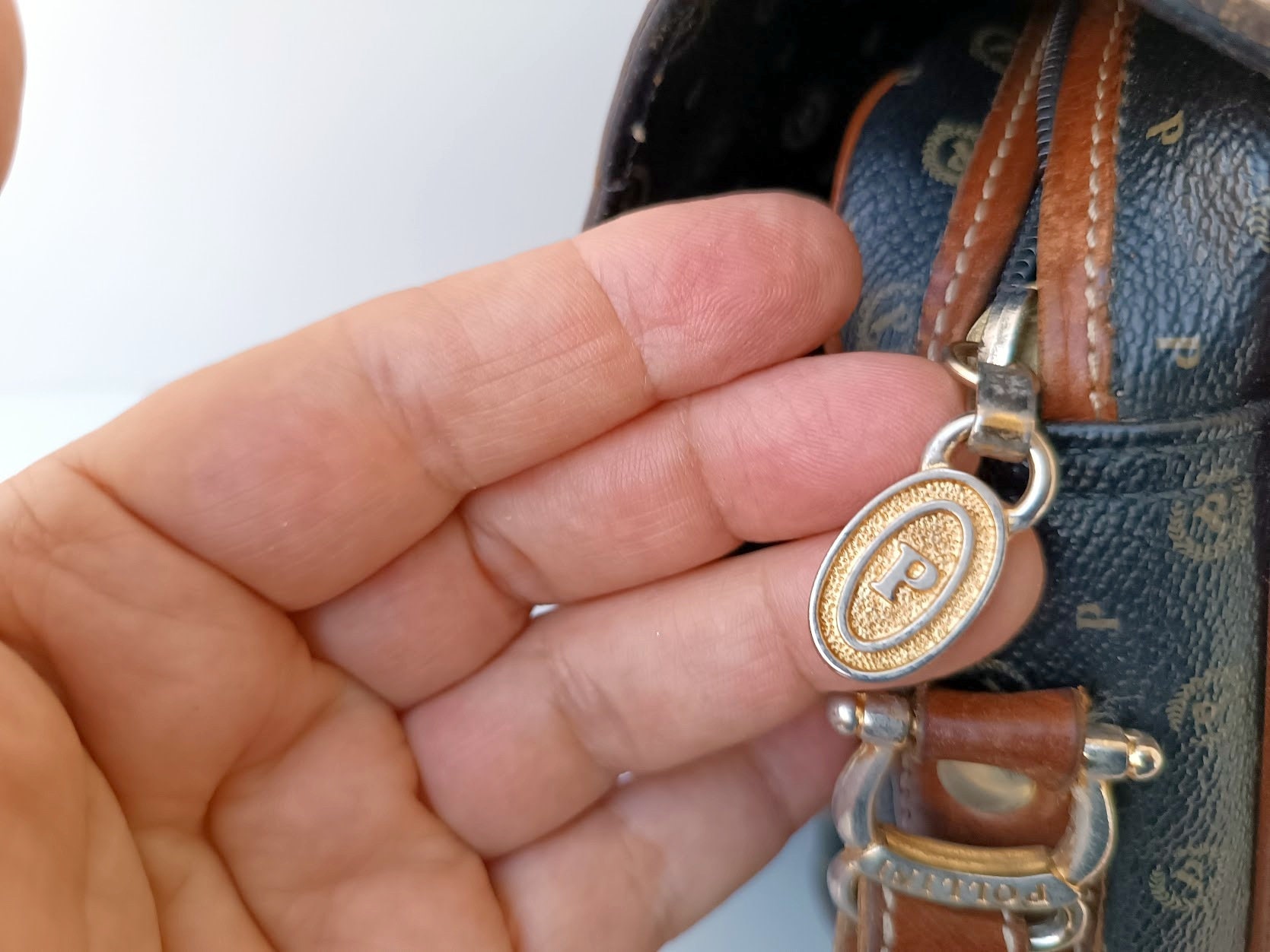 Vintage Italian Genuine Leather POLLINI Bag - Vintage Vintage Italian Genuine Leather POLLINI Bag - Vintage