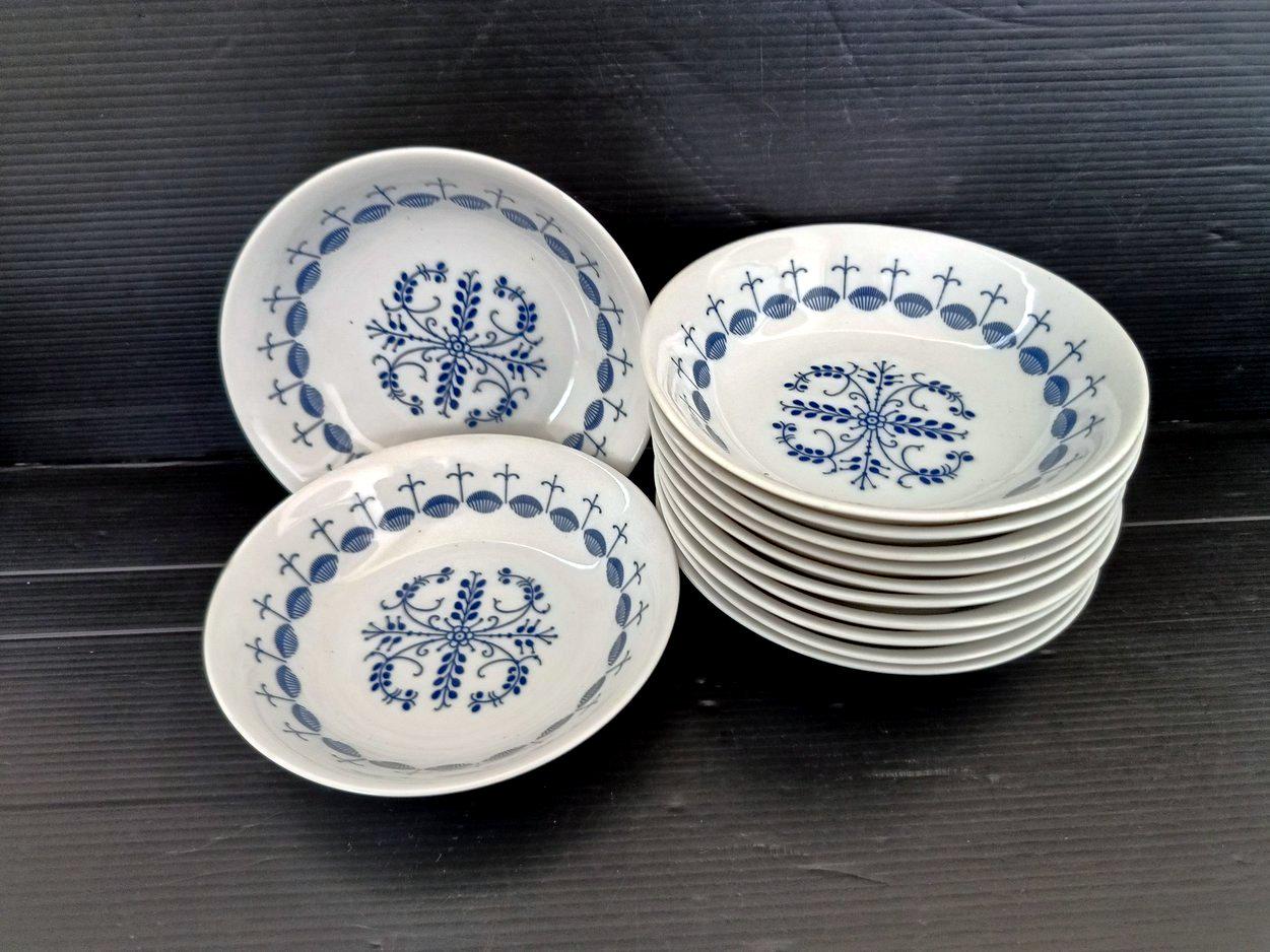 6 Collectible Bohemia Henriette 29043 Serie Deep Plate, Vintage