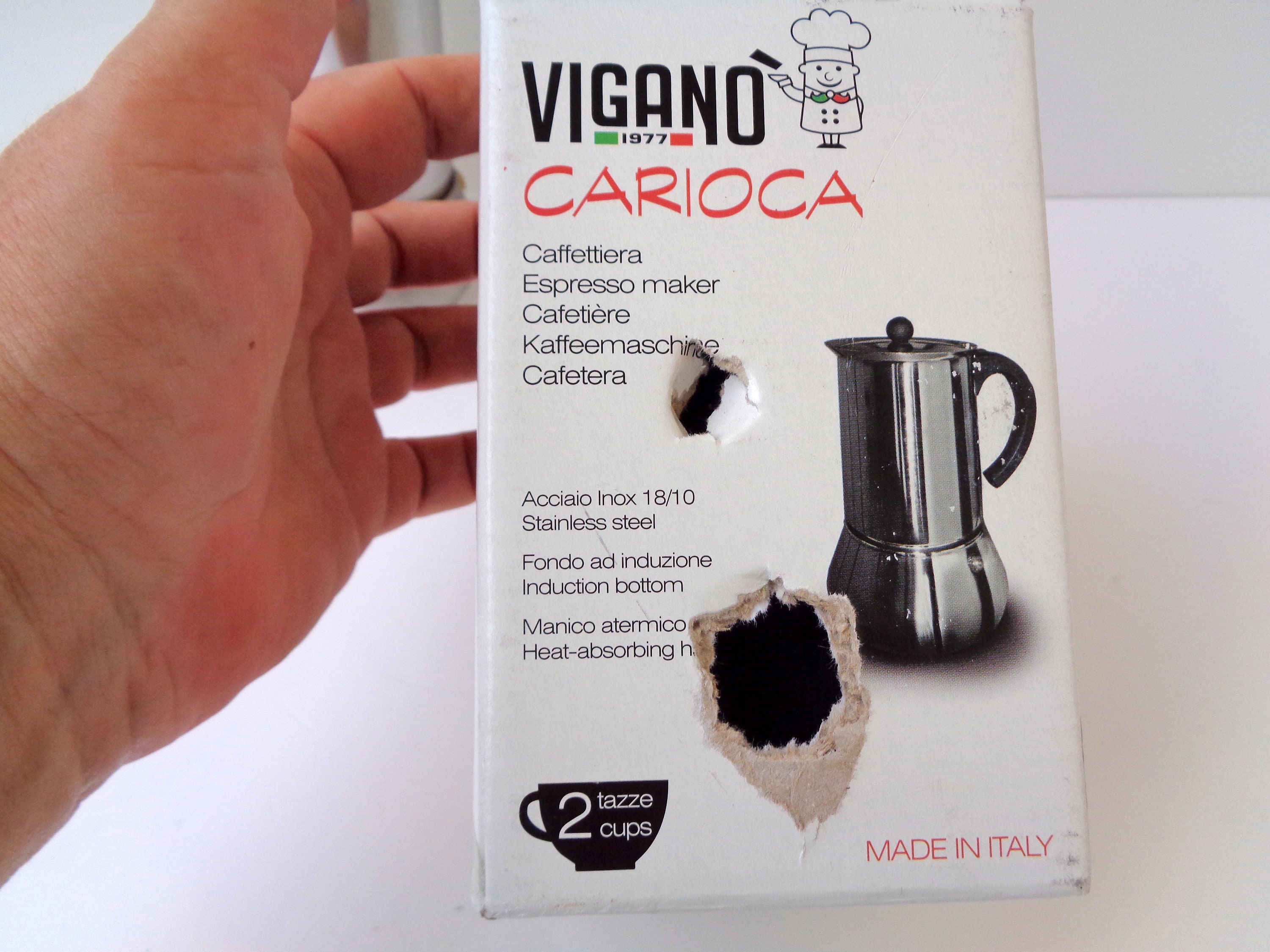 Vintage Italian Espresso VIGANO Carioca Stovetop Espresso Vintage Italian Espresso VIGANO Carioca Stovetop Espresso