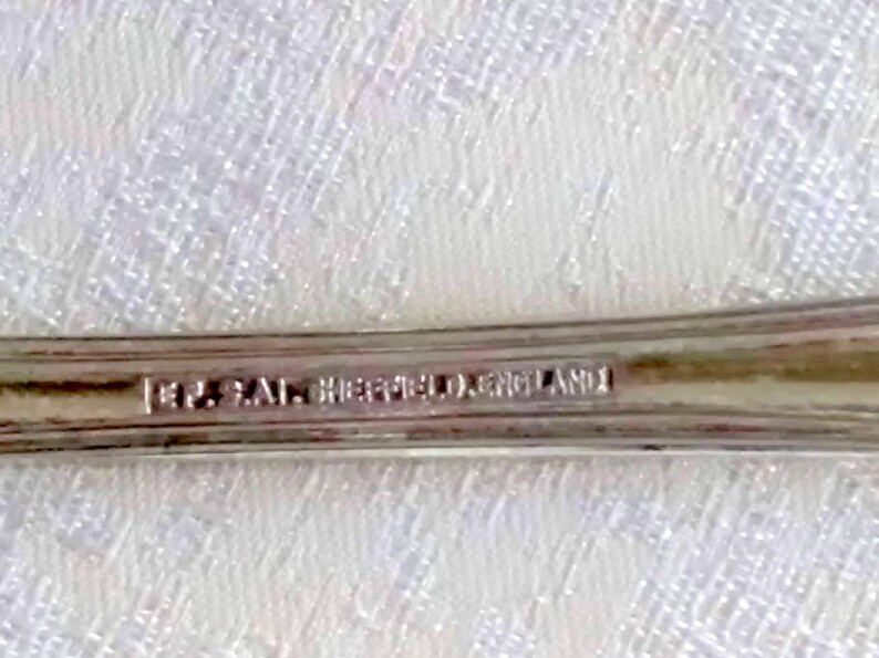 Antique Spoon Sheffield England Silver Plated Fruit Embossed Etsy