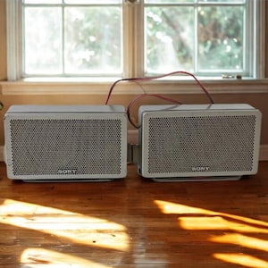 1980s Sony SS-X1A Speakers – Untested – Magnetically Shielded