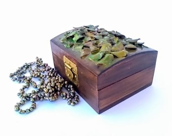 Vintage Italy  wooden Jewelry Box Vintage Jewelry storage, Treasure chest, Jewelry chest, Wooden box, Trinket box