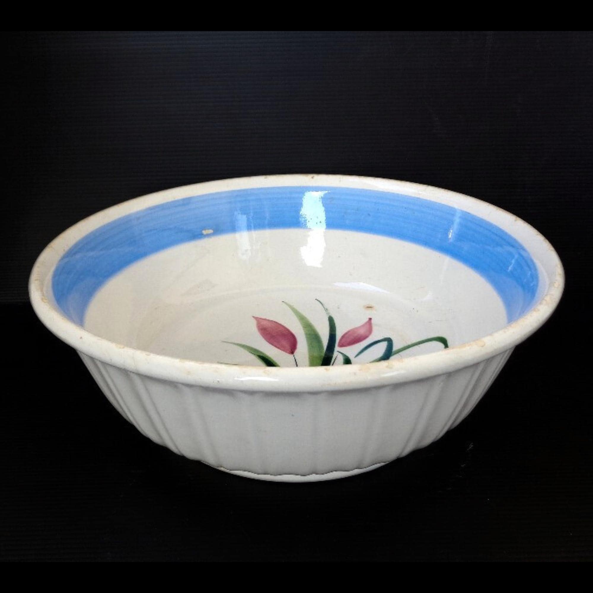 5 Assiettes Creuses Céramique Italienne - Nice Villanova Mondovi - Début XIXe (1800-1849)